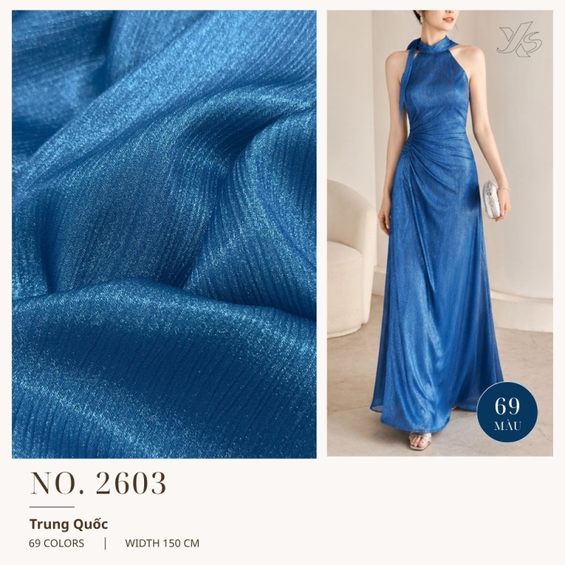 Vải Lụa Gân Ánh (Galaxy) 2603
