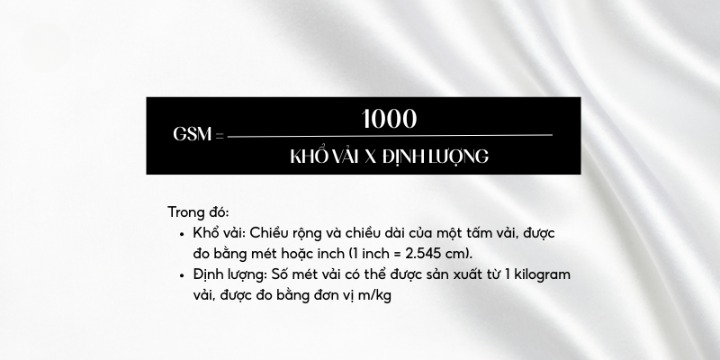 thông số vải là gì