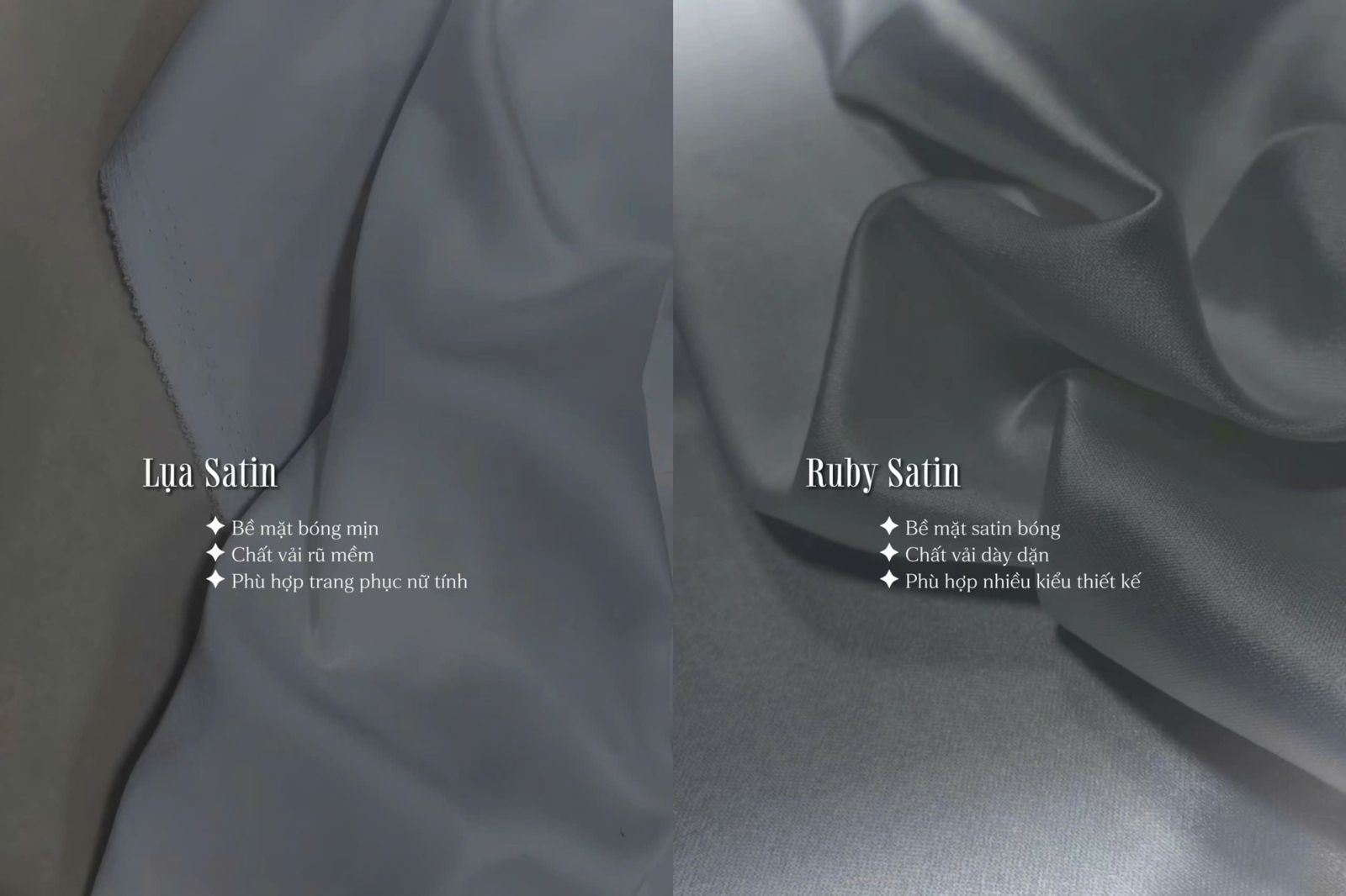 ruby satin