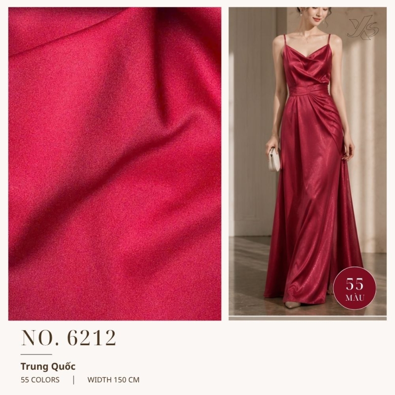 Vải Lụa Ánh Sao 6212