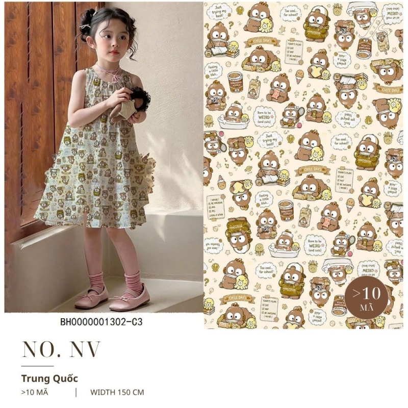 Vải Tole Nhân Vật