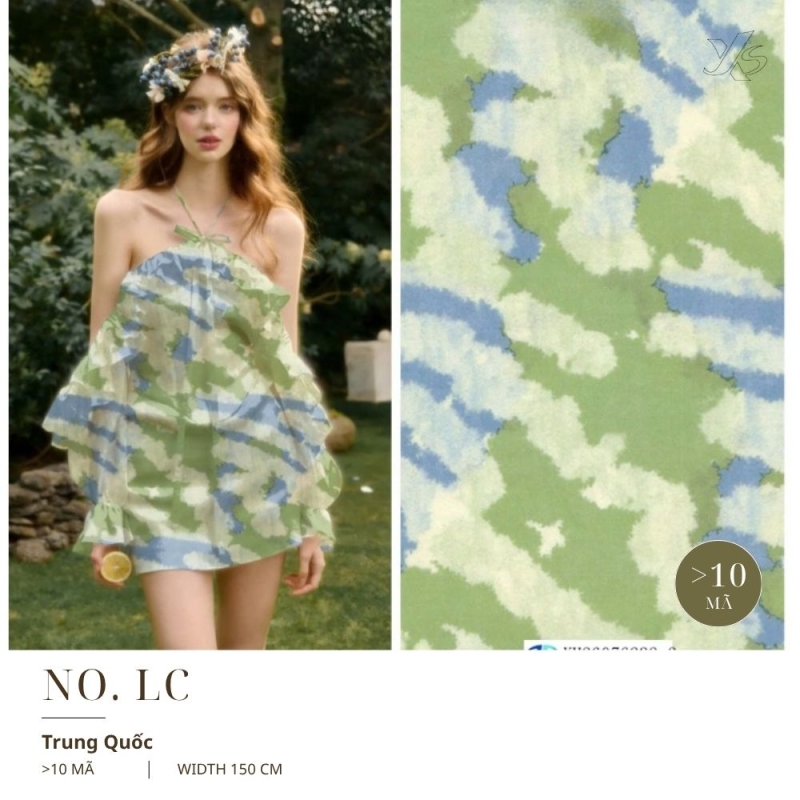 Vải Tole Loang Màu/ Cọ Nước