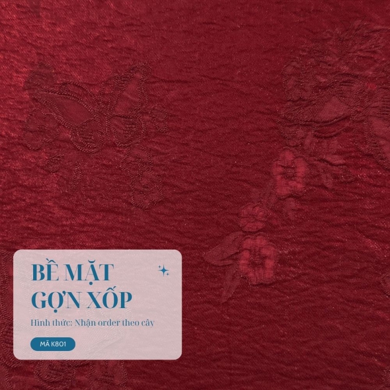 K801 - Gấm Xốp